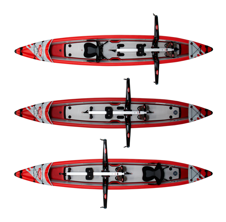 ROWonAIR AIRKAYAK 16 inflatable kayak, full-length studio view