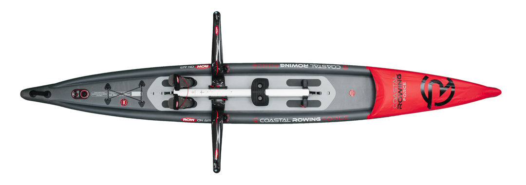 AIRSKIFF 17 inflatable skiff, three-quarter studio view