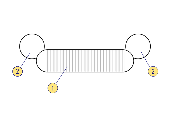 Underside of the AIRSKIFF 17 showing the drop-stitch base and PVC side chambers