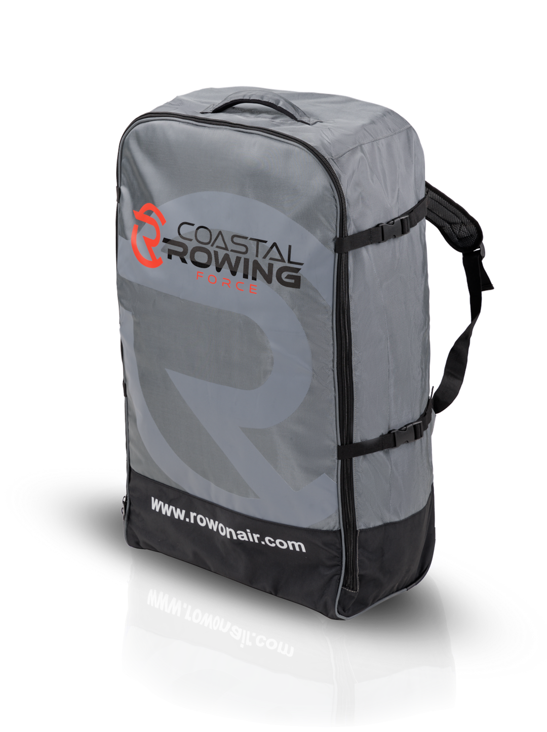 ROWonAIR wheeled backpack with padded shoulder straps supplied with the MOJO 18