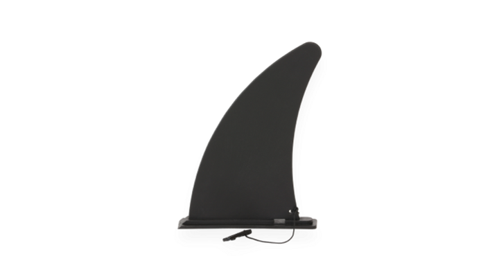 The 8 inch hard fin and quick-release fin box of the AIRKAYAK 16