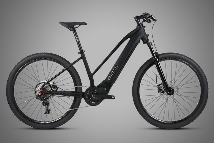 CYCTRAC EC1 electric mountain bike, full side profile