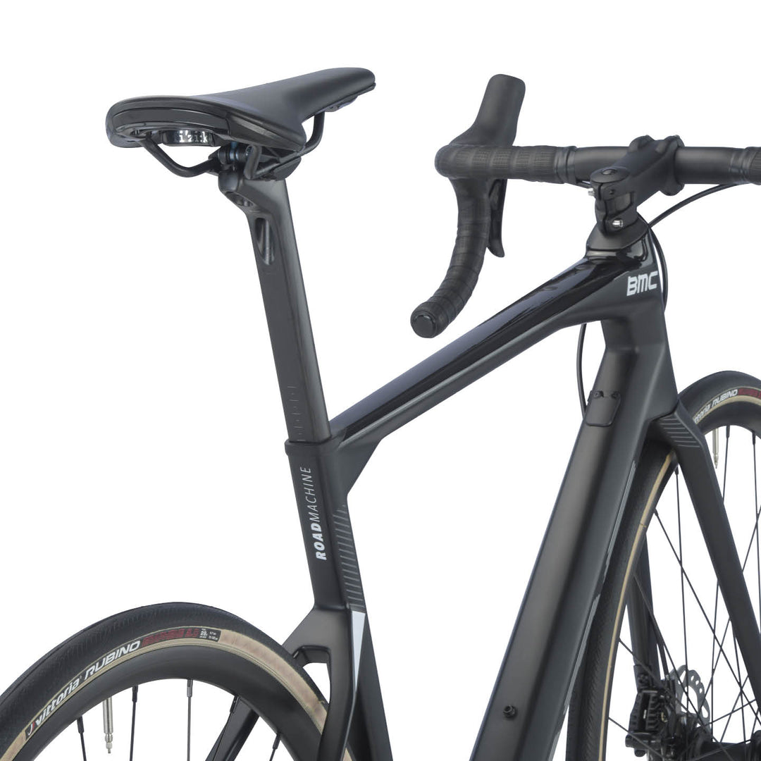 bmc roadmachine sattelstütze verstellen BMC Roadmachine FIVE (Di2) ROAD Bike cbn/wht/gry
