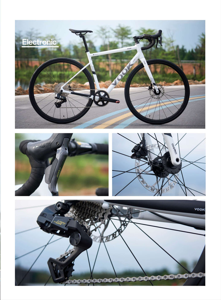 VOOK ONE 2.1 Electronic details: L-TWOO eGR lever and electronic rear derailleur