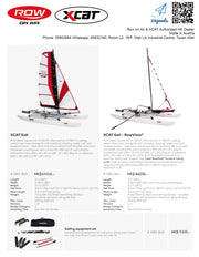 XCAT Sail Mobile sailing catamaran Boat weight only 75 kg