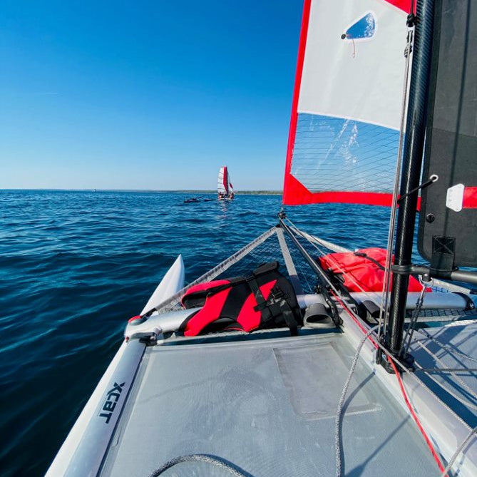 XCAT Sail Mobile sailing catamaran Boat weight only 75 kg