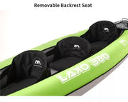 Aqua Marina Laxo 12’6’’(381 cm) HEAVY-DUTY PVC KAYAK WITH INFLATABLE I-BEAM DECK
