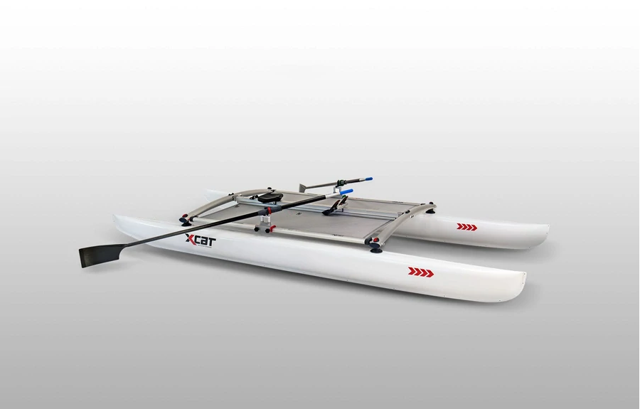 Multi Rower Boats XCAT RowMotion Multi-Sport-Catamaran- a classic reverse rowing motion
