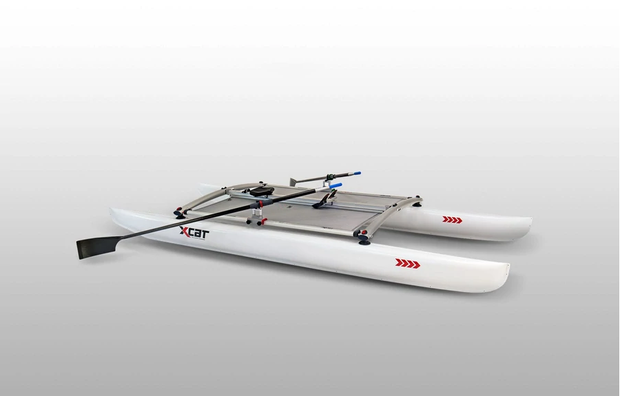 XCAT RowMotion Multi-Sport-Catamaran- a classic reverse rowing motion