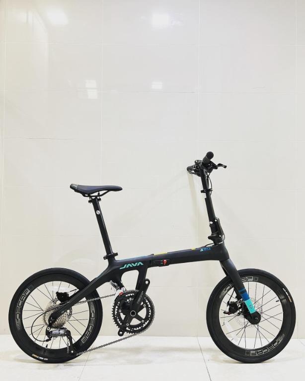 Java Aria 20" 406 Carbon Folding Bike Shimano 18 Speeds Disc Brake