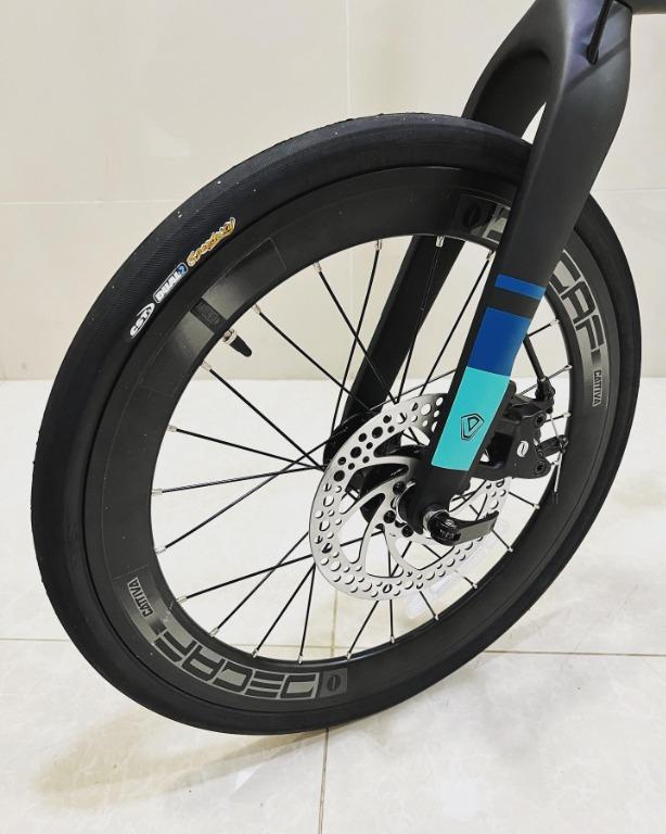 Java Aria 20 406 Carbon Folding Bike Shimano 18 Speeds Disc Brake