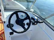 Mercury 4 stroke 30 hp outboard engine Fiberglass glass hull RIB Inflatable boat 3.9 meters