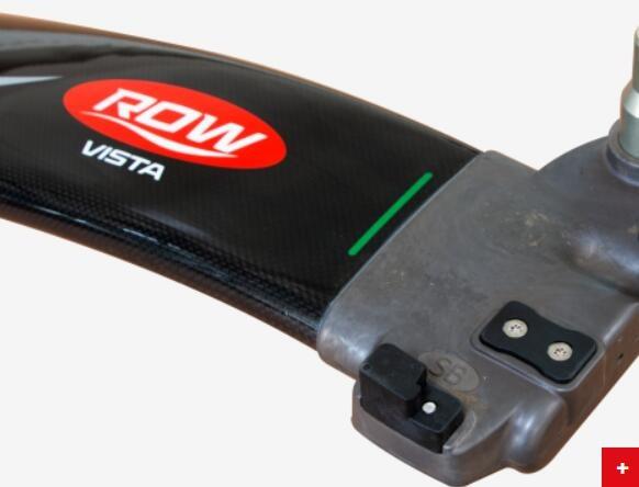 ROWonAir RowVista® Inflatable Rowing Skid system for rowing board with Carbon Oar sets Moving forward edition