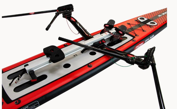 ROWonAir RowVista® Inflatable Rowing Skid system for rowing board with Carbon Oar sets Moving forward edition